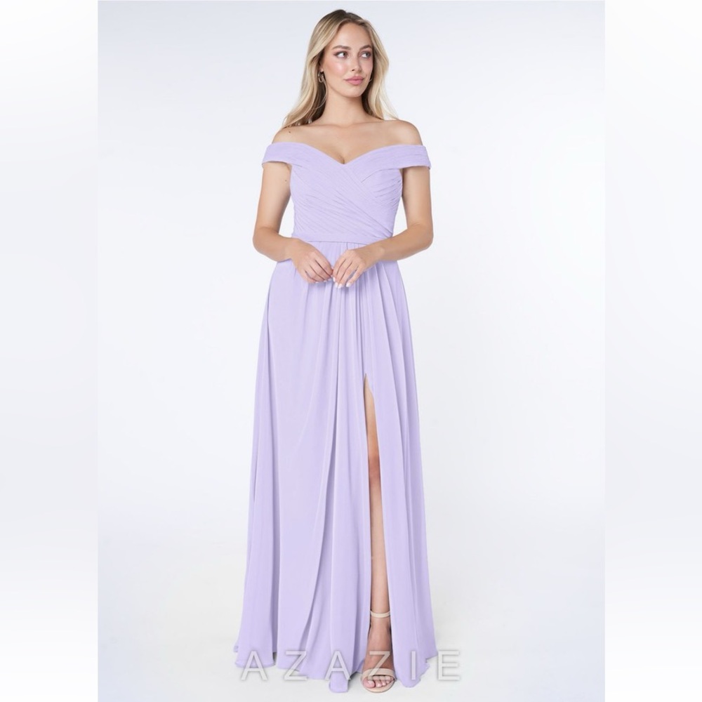 Azazie lilac dress